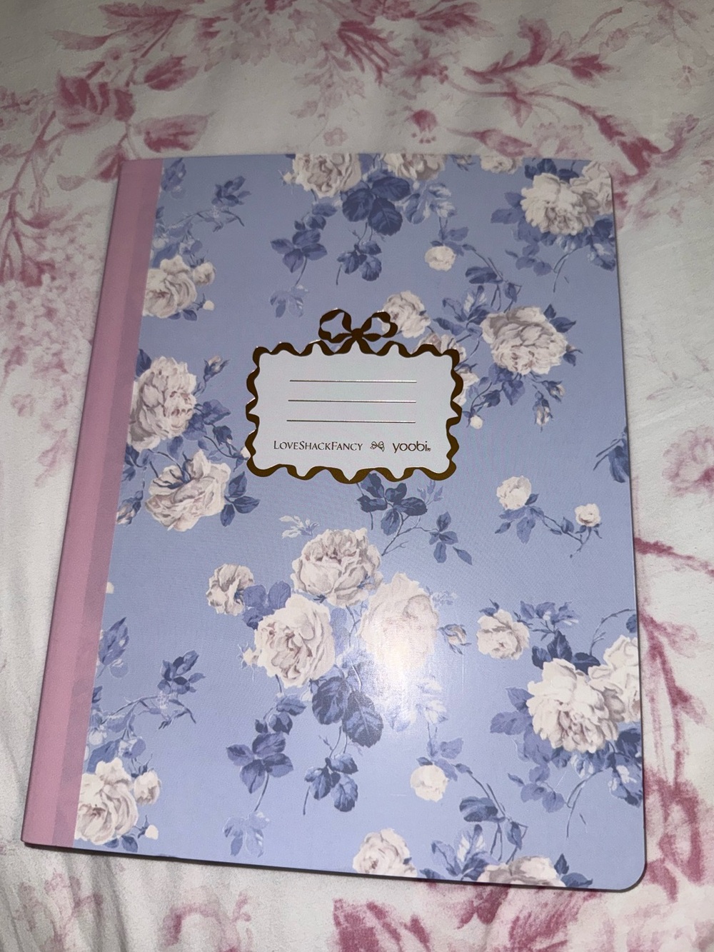 Loveshackfancy composition notebook